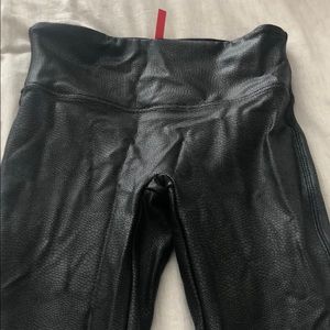 Spanx leather leggings